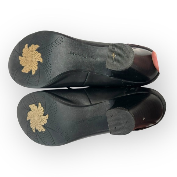 Women’s 8 Hush Puppies Leather Oxford Heel Ankle Booties - Picture 8 of 9